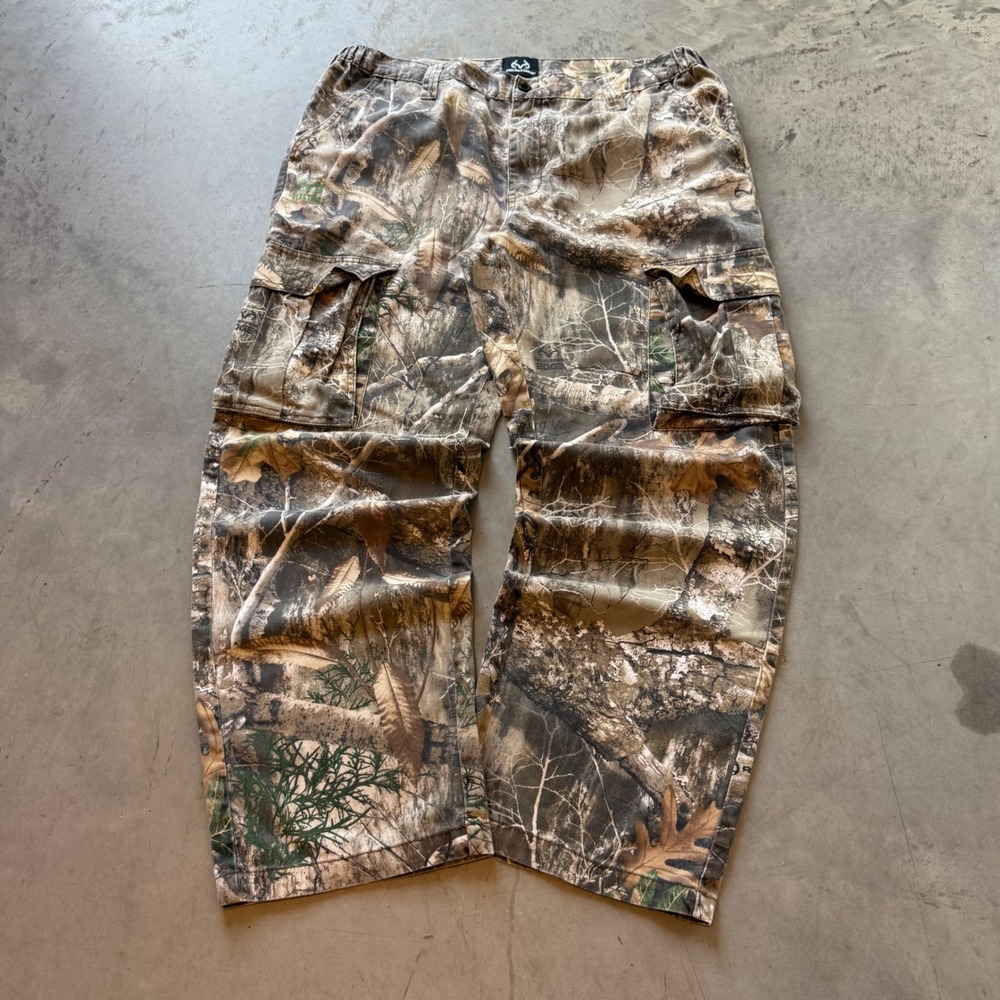 Realtree Edge Camo Cargo Pants Mens 36x32 Camouflage Utility Hunting Trousers